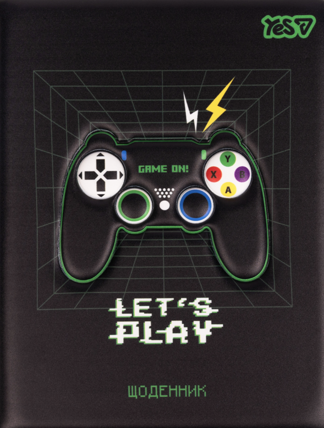 Щоденник шкільний YES Gamepad PU 40 аркушів