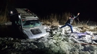 #OFFROAD становится глубокий, ЛЕДОКОЛ-УАЗ Патриот засел во льдах