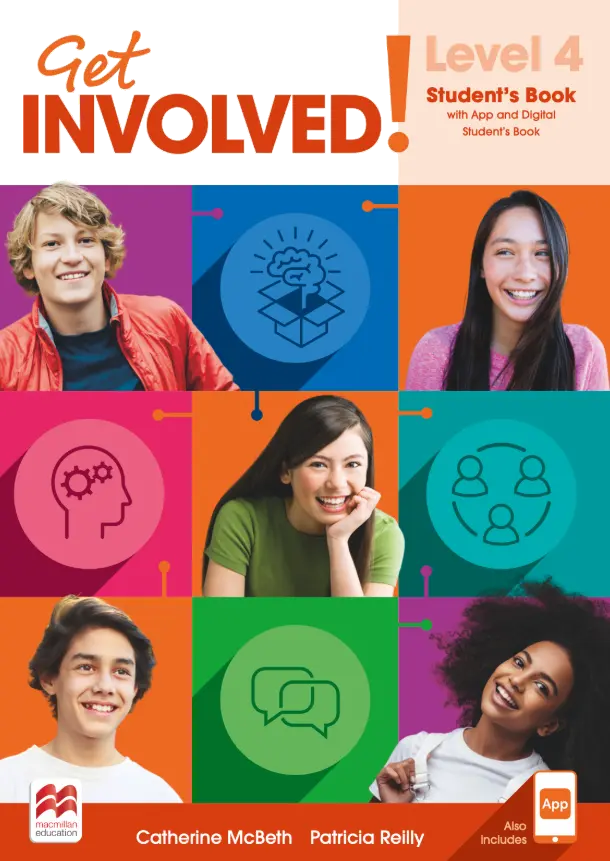Обкладинка "Get Involved for Ukraine 4 Student's Book with App and Digital Student's Book"