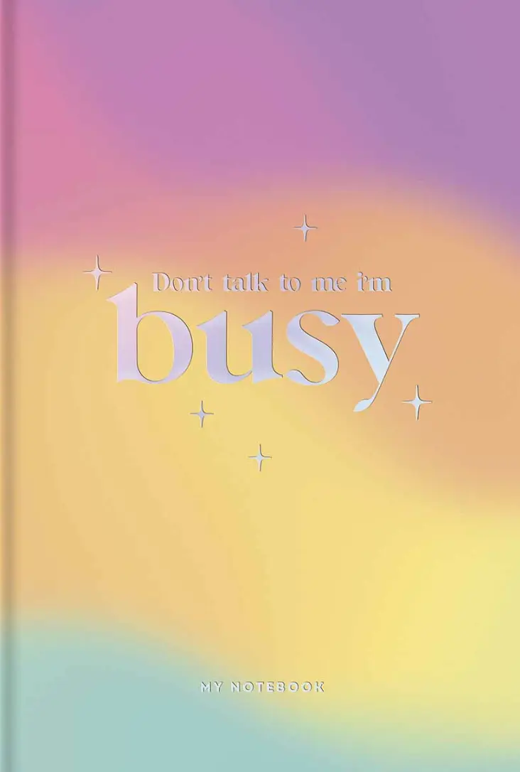 Зошит для записів у клітинку «Don’t talk to me I’m busy»