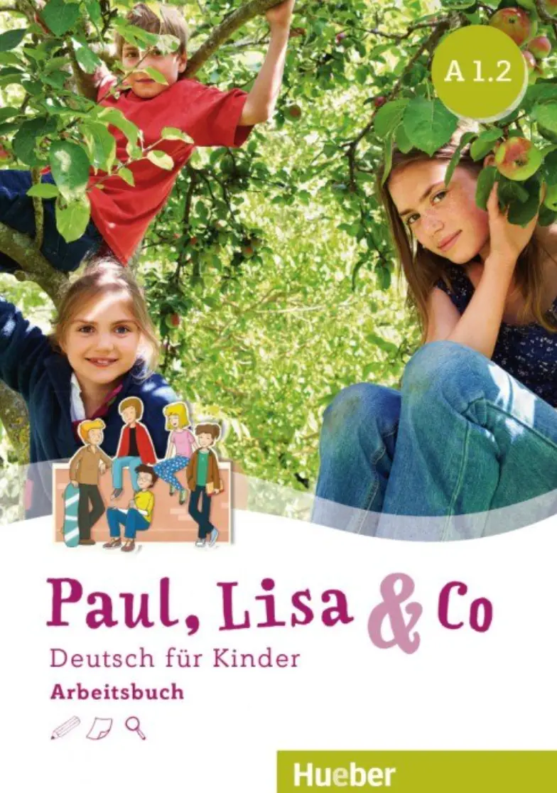 Обкладника "Paul, Lisa & Co A1/2, Arbeitsbuch" Обкладинка "Paul, Lisa & Co A1/2, Arbeitsbuch"