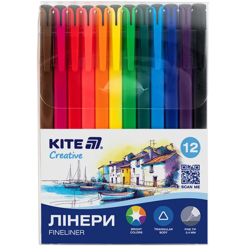 Лінери Kite Creative (12 кольорів)