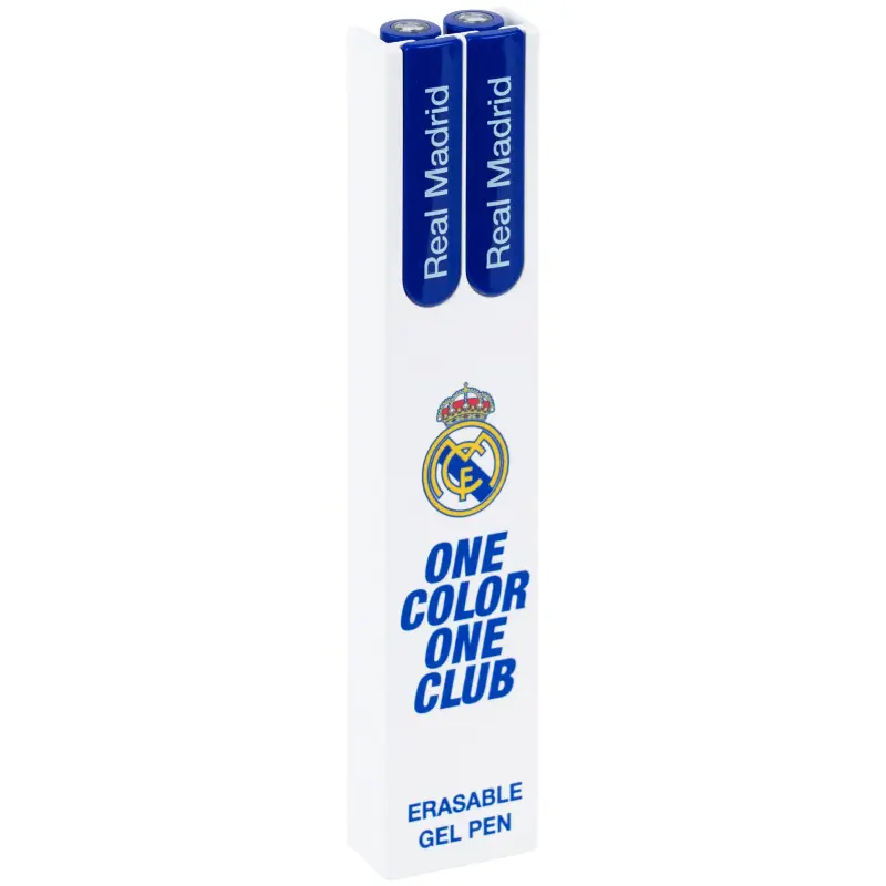 Обкладника "Ручка гелева "пиши-стирай" Kite Real Madrid (синя, 2 шт у пеналі)" Обкладинка "Ручка гелева "пиши-стирай" Kite Real Madrid (синя, 2 шт у пеналі)"