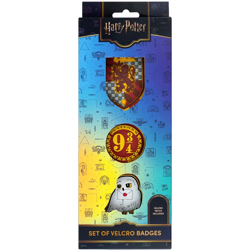 Набір бейджів на липучці Kite Harry Potter (3 шт)