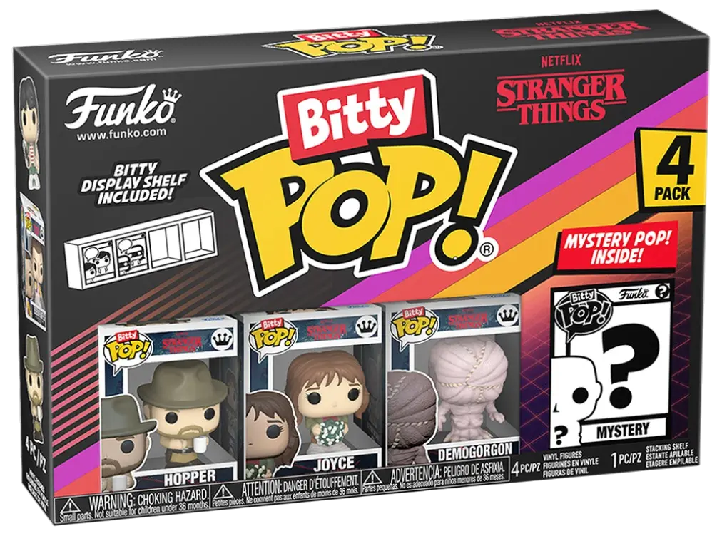 Набір фігурок ​Funko Pop Bitty Pop Stranger Things Гоппер