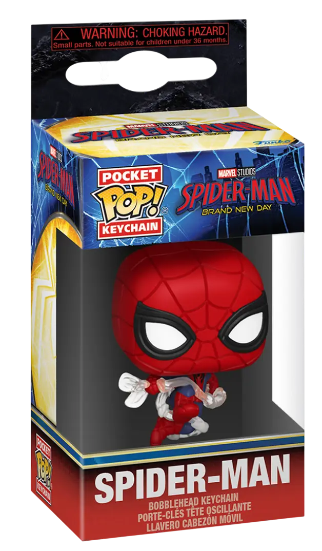 Обкладинка "Брелок Funko Pop Marvel Людина-павук Абсолютно новий день"