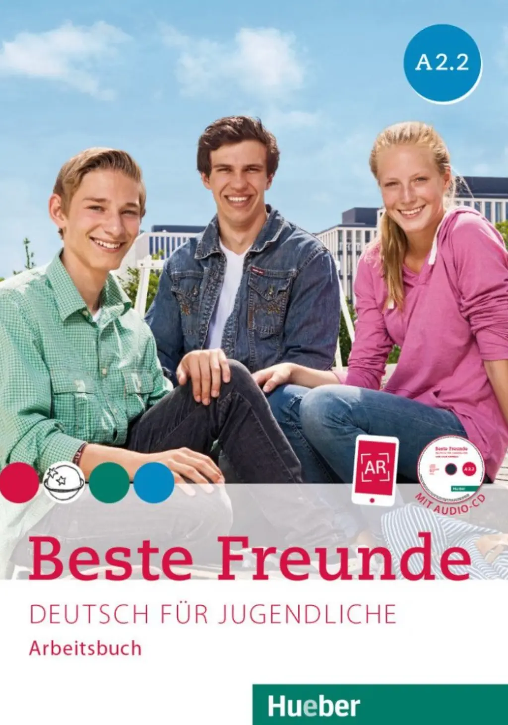 Обкладинка "Beste Freunde A2.2. Arbeitsbuch mit Audio-CD"