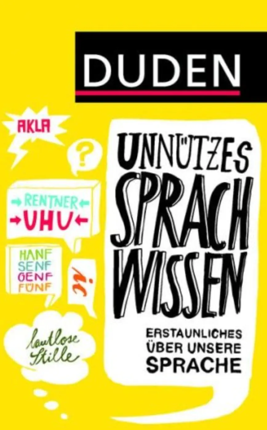 Обкладника "Unnützes Sprachwissen: Erstaunliches über unsere Sprache" Обкладинка "Unnützes Sprachwissen: Erstaunliches über unsere Sprache"
