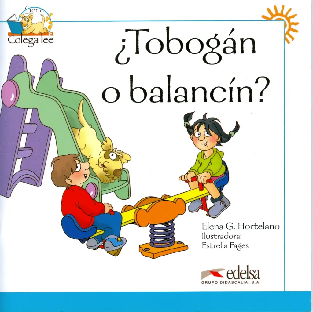 Обкладника "Colega Lee 1 Tobogan o balancin?" Обкладинка "Colega Lee 1 Tobogan o balancin?"