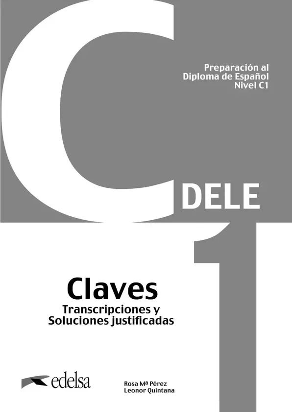 Обкладинка "Preparación al DELE C1 Claves Nueva edición"