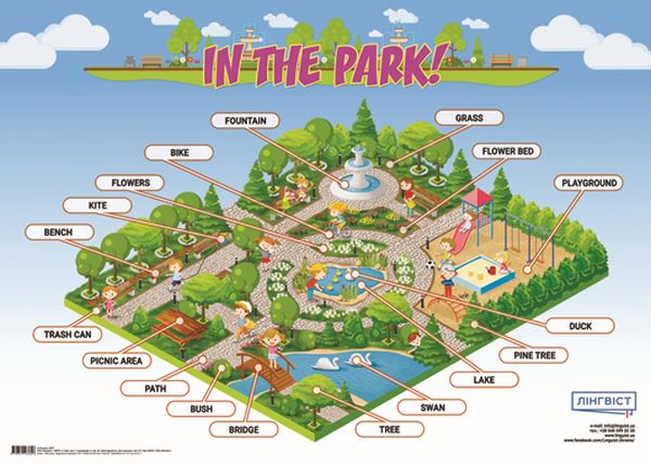 Плакат In The Park! (+ картки)