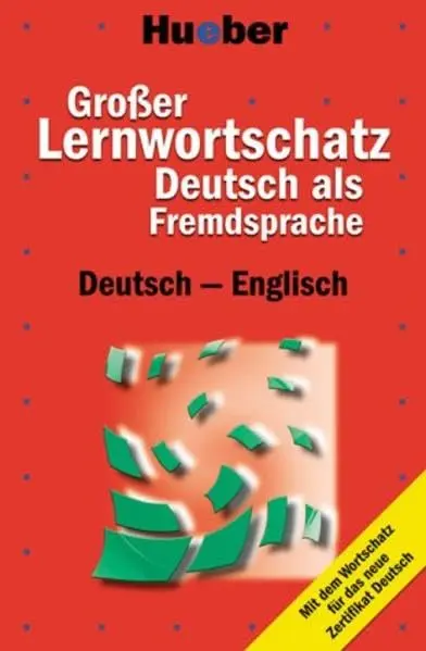 Groser Lernwortschatz DaF, DeutschEnglisch