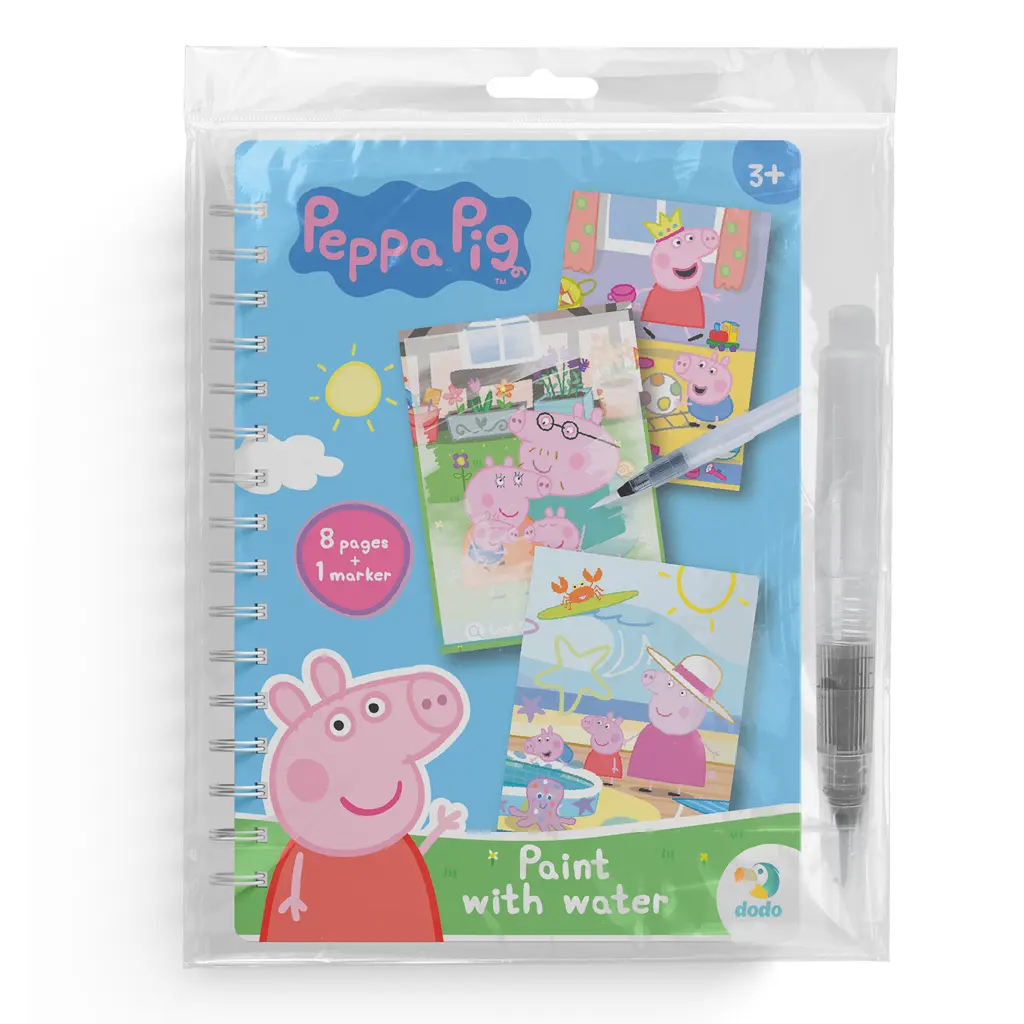 Водні розмальовки Peppa Pig