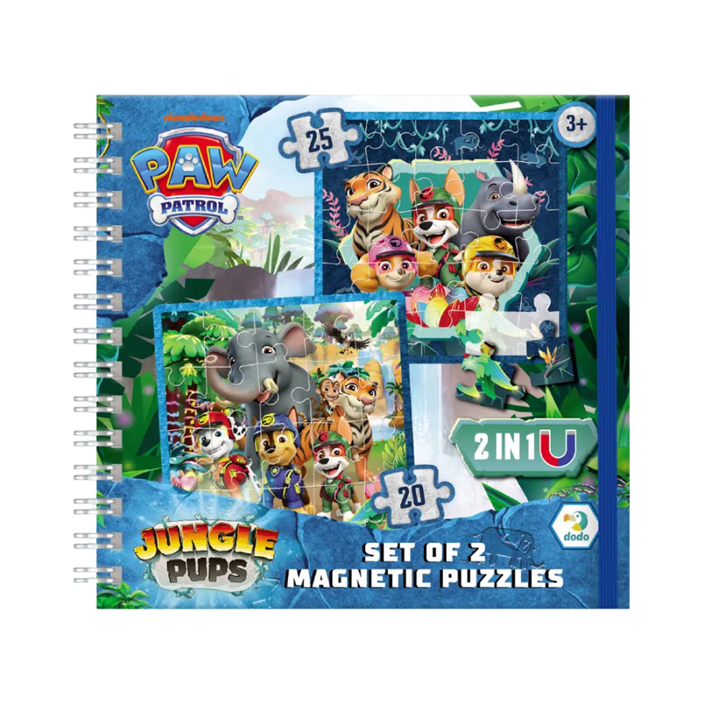 Обкладника "Магнітний пазл Paw Patrol. Лапи джунглів" Обкладинка "Магнітний пазл Paw Patrol. Лапи джунглів"