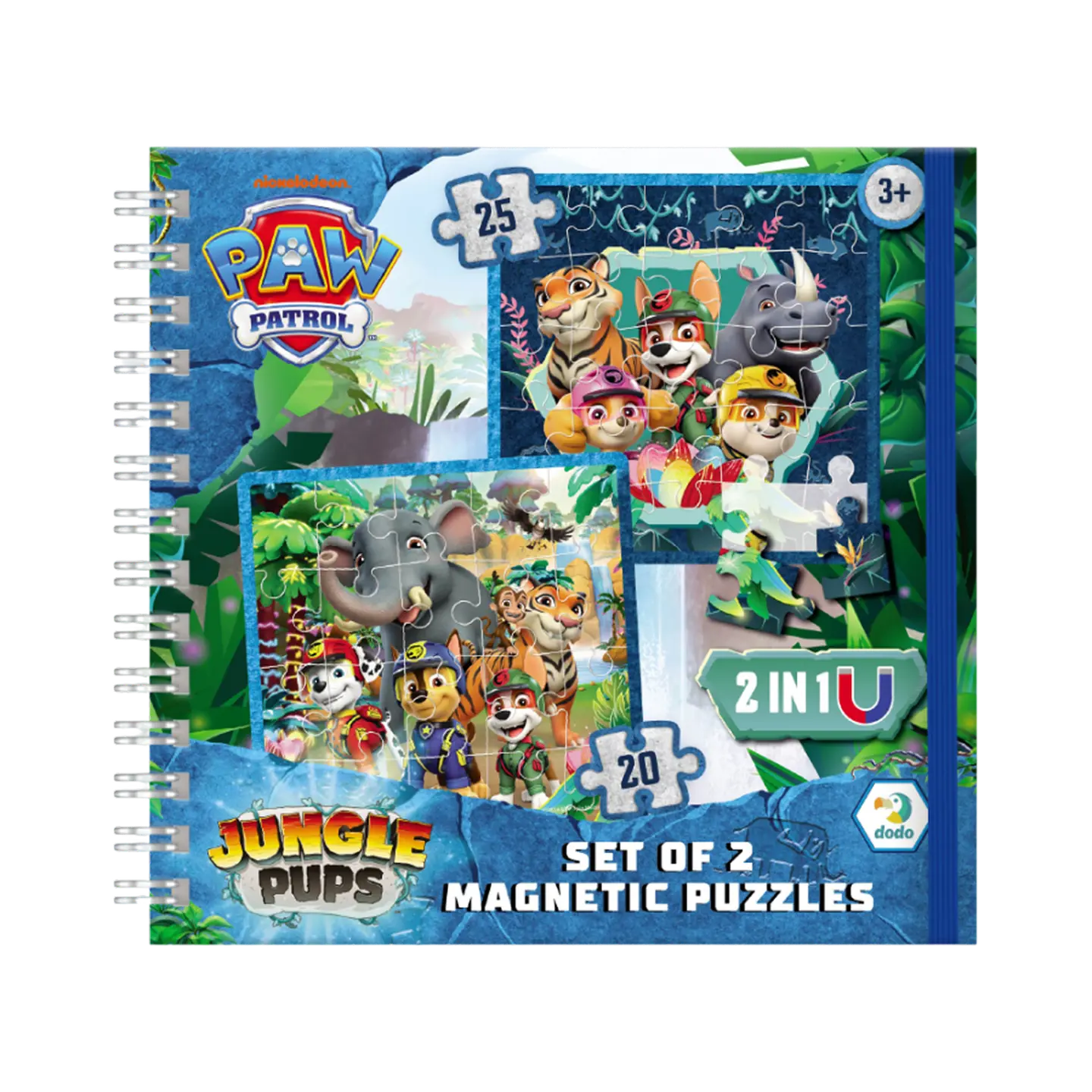Магнітний пазл Paw Patrol. Лапи джунглів