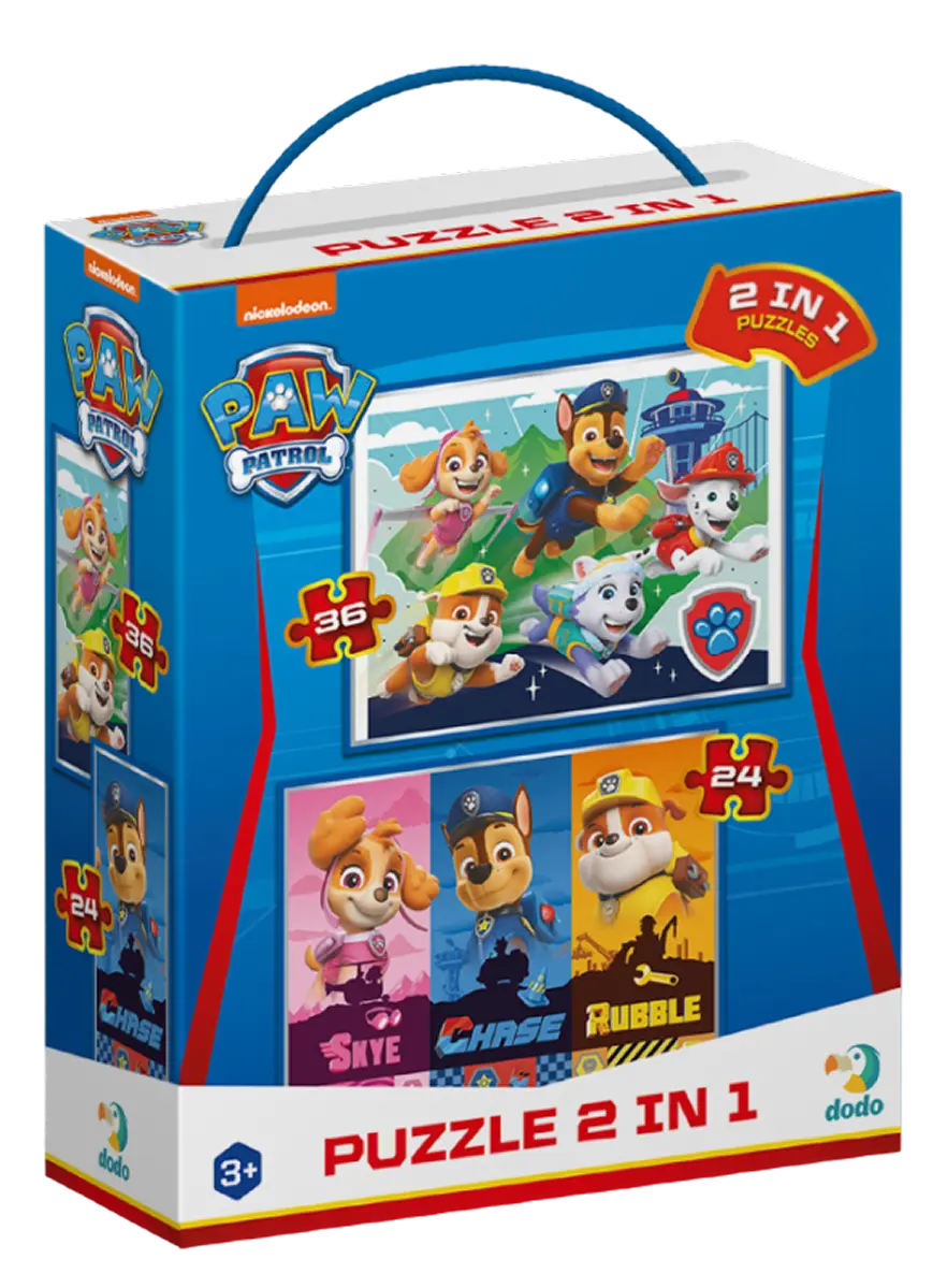 Обкладинка "Пазл 2 в 1 Paw Patrol. Такі хороші цуценята"