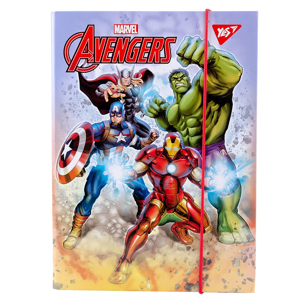 Обкладинка "Папка для зошитів YES картонна В5 Marvel.Avengers"