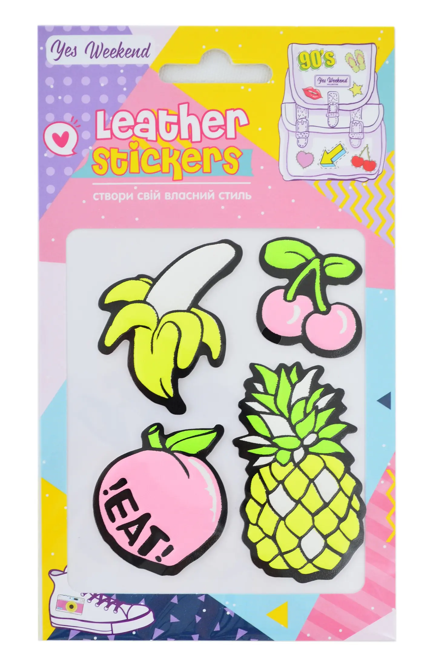 Набір наклейок YES Leather stikers Exoticfruits