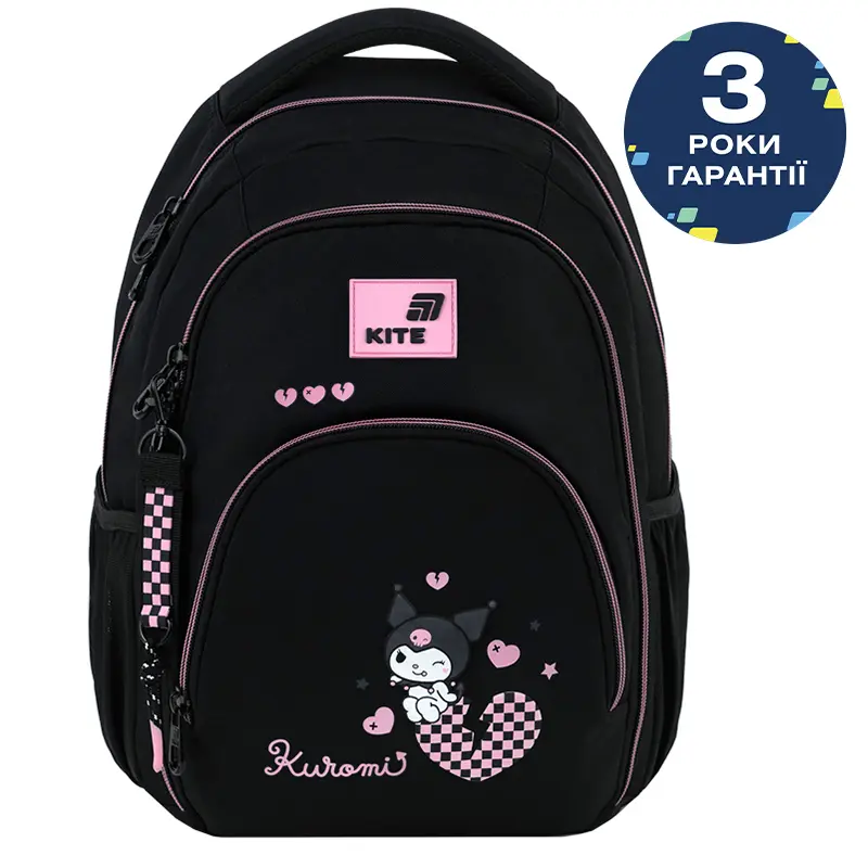 Обкладинка "Рюкзак Kite Education teens Kuromi HK26-905M"