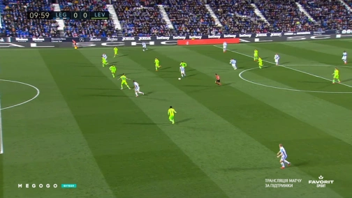 Василий Кравец в матче Леганес - Леванте