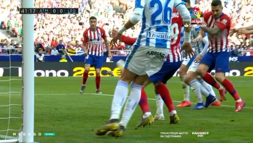 Round 27. Atlético Madrid — Leganés 1:0. Match overview