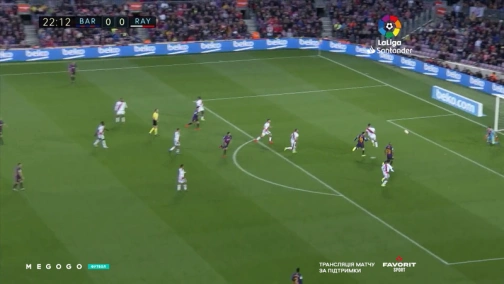 Round 27. Barcelona — Rayo Vallecano 3:1. Match overview