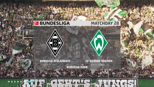 28 тур. Боруссия Менхенгладбах — Вердер 1:1. Обзор матча