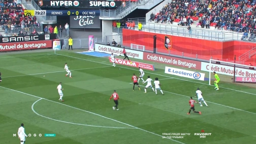 Round 32. Rennes — Nice 0:0. Match overview