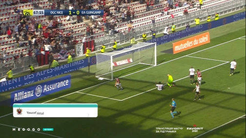 34 тур. Ницца — Генгам 3:0. Обзор матча