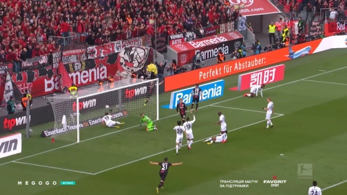 32 тур. Байер — Айнтрахт 6:1. Обзор матча