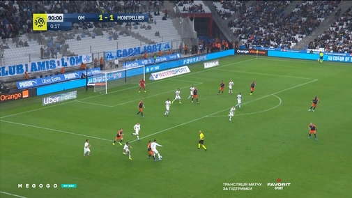 Round 6. Marseille — Montpellier 1:1. Highlights