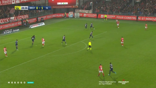 Round 7. Stade Brestois 29 — Lyon 2:2. Highlights