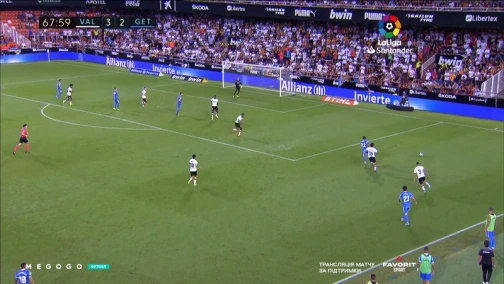 Round 6. Valencia — Getafe 3:3. Highlights