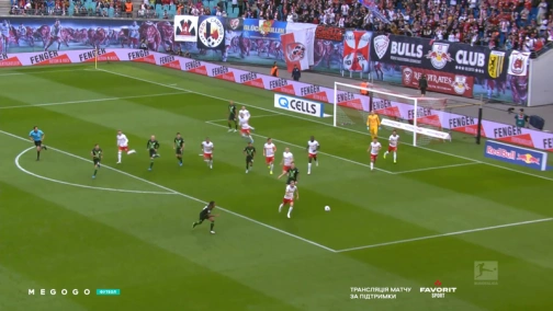 Round 8. RB Leipzig — Wolfsburg 1:1. Highlights