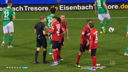 10-й тур. Вердер — Фрайбург 2:2. Обзор матча