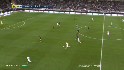 Round 12. Amiens — Stade Brestois 29 1:0. Highlights