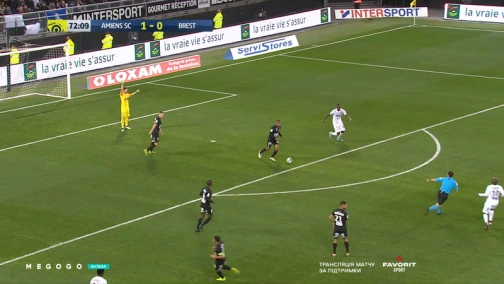 Round 12. Amiens — Stade Brestois 29 1:0. Highlights