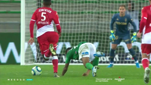 Round 12. Saint Etienne — Monaco 1:0. Highlights