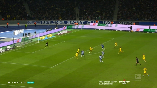 Round 13. Hertha Berlin — Borussia Dortmund 1:2. Highlights