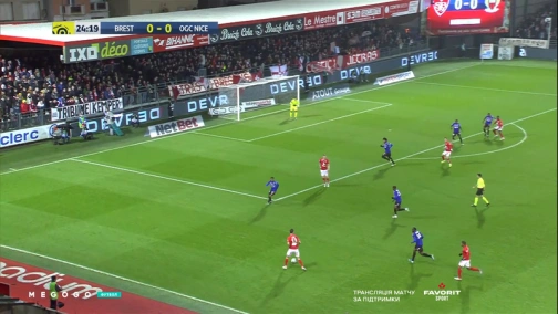 Round 18. Stade Brestois 29 — Nice 0:0. Highlights