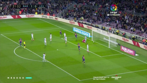 Round 22. Barcelona — Levante. 2:1 Highlights