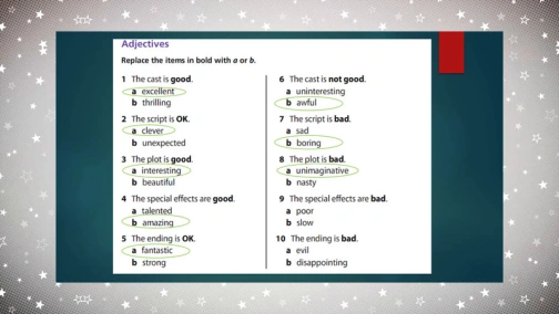 April 24, 7th Grade. English