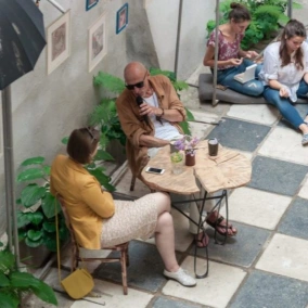 Юрко Іздрик в гоостях у «Бібліотеки ТУТ»