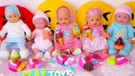 Baby Dolls Ice Cream Shop & Birthday Surprise Cake! Play Toys