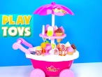 Ice Cream Cart Toy with Popsicles & Lollipops! Play TOys