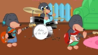 Benny Mole and Friends - Rock Concert For Parents Cartoon for Kids