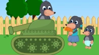 Benny Mole and Friends - Toy Green Tank Cartoon for Kids