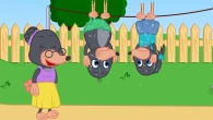 Benny Mole and Friends - Washday Cartoon for Kids