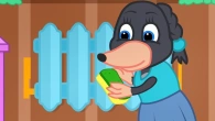 Benny Mole and Friends - Room Cleaning Cartoon for Kids