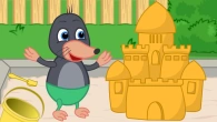 Benny Mole and Friends - Giant Sand Castle Cartoon for Kids